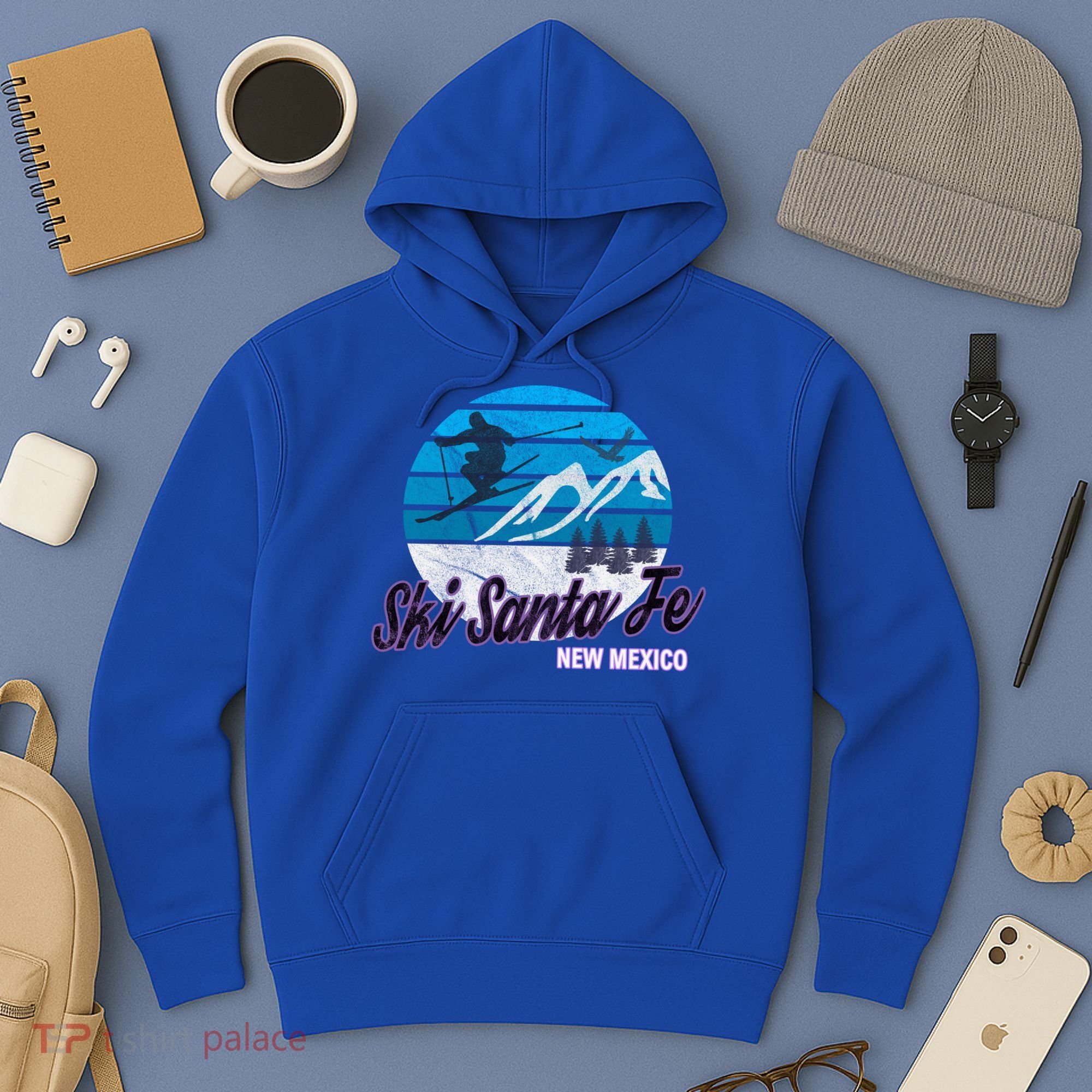 Ski Santa Fe New Mexico Usa Ski Resort Snowboarding Skiing Gift Hoodie