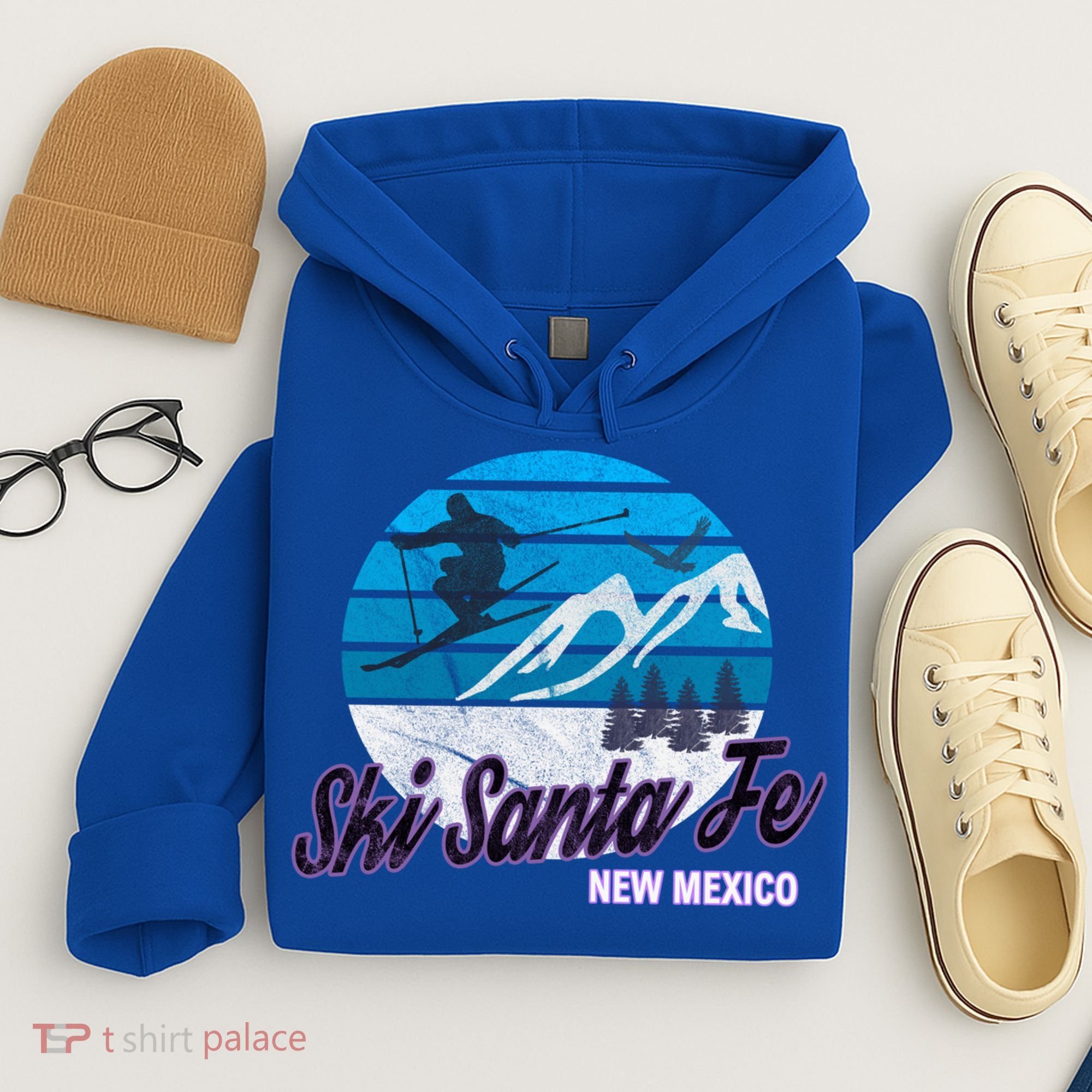 Ski Santa Fe New Mexico Usa Ski Resort Snowboarding Skiing Gift Hoodie