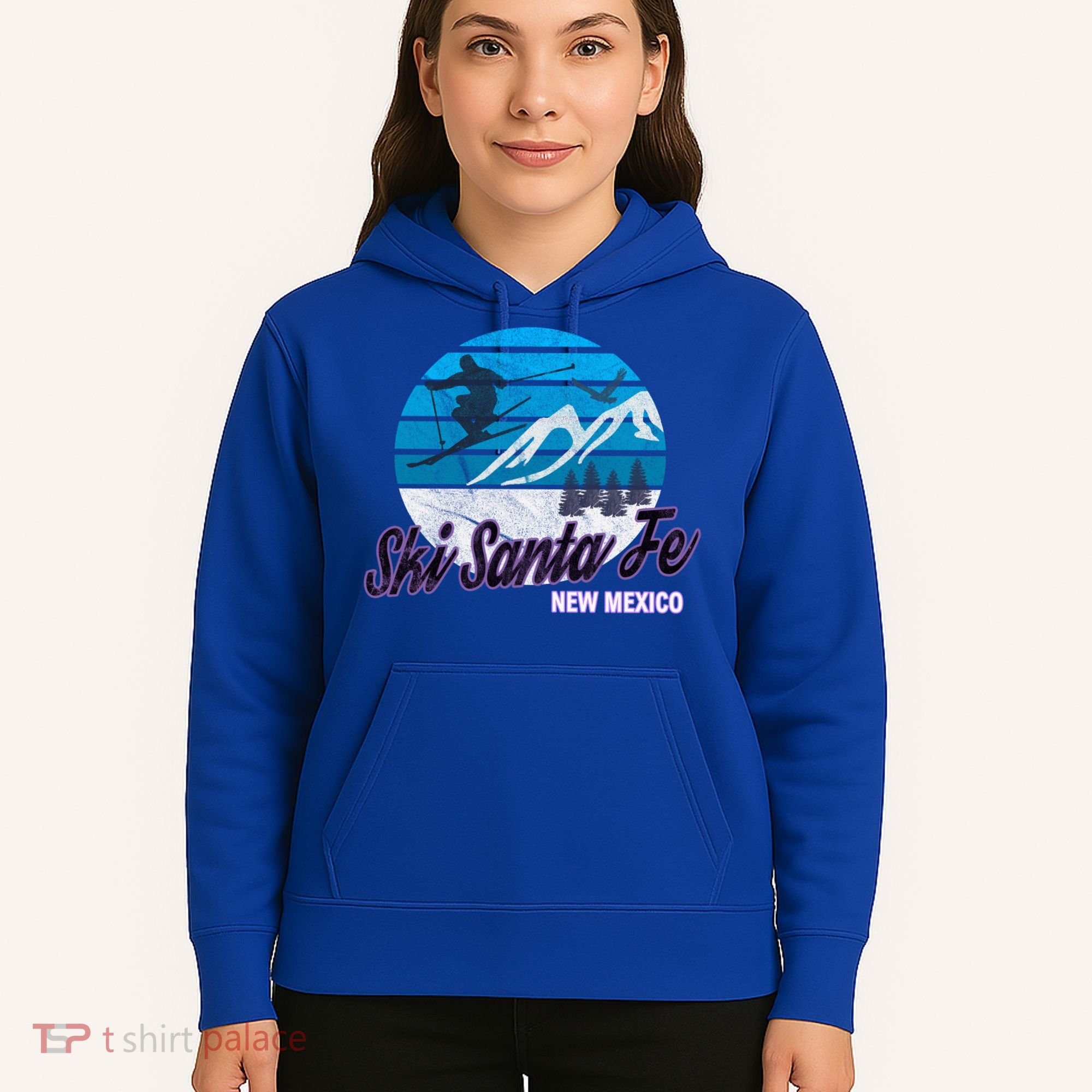 Ski Santa Fe New Mexico Usa Ski Resort Snowboarding Skiing Gift Hoodie