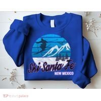 Ski Santa Fe New Mexico Usa Ski Resort Snowboarding Skiing Gift Sweatshirt thumb 2