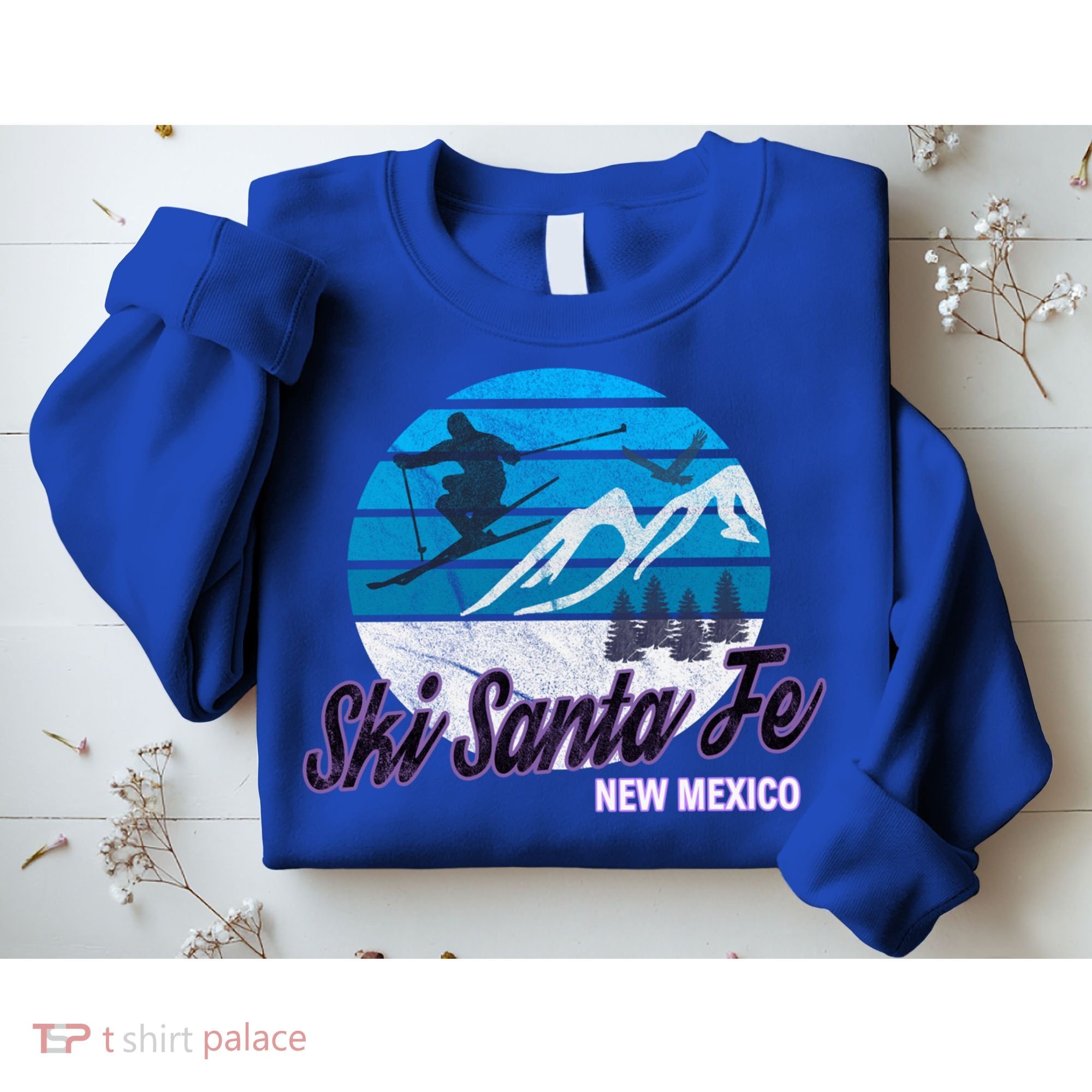 Ski Santa Fe New Mexico Usa Ski Resort Snowboarding Skiing Gift Sweatshirt
