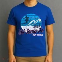 Ski Santa Fe New Mexico Usa Ski Resort Snowboarding Skiing Gift T-Shirt thumb 3