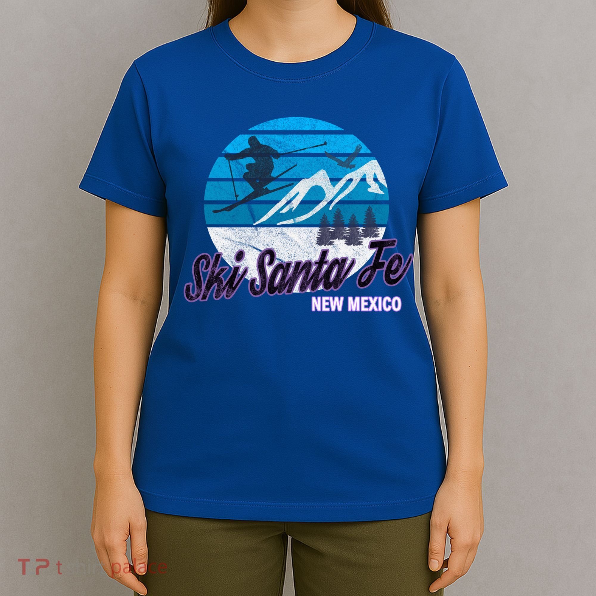 Ski Santa Fe New Mexico Usa Ski Resort Snowboarding Skiing Gift T-Shirt