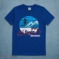 Ski Santa Fe New Mexico Usa Ski Resort Snowboarding Skiing Gift T-Shirt thumb 5