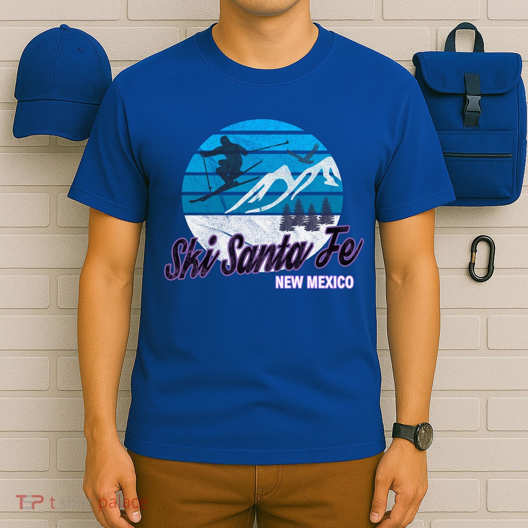 Ski Santa Fe New Mexico Usa Ski Resort Snowboarding Skiing Gift T-Shirt