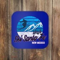 Ski Santa Fe New Mexico Usa Ski Resort Snowboarding Skiing Gift Coaster thumb 0