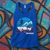Ski Santa Fe New Mexico Usa Ski Resort Snowboarding Skiing Gift Women's Tank Top thumb 3