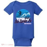 Ski Santa Fe New Mexico Usa Ski Resort Snowboarding Skiing Gift Baby Bodysuit thumb 0