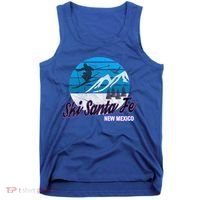 Ski Santa Fe New Mexico Usa Ski Resort Snowboarding Skiing Gift Tank Top thumb 0