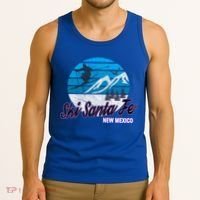 Ski Santa Fe New Mexico Usa Ski Resort Snowboarding Skiing Gift Tank Top thumb 3