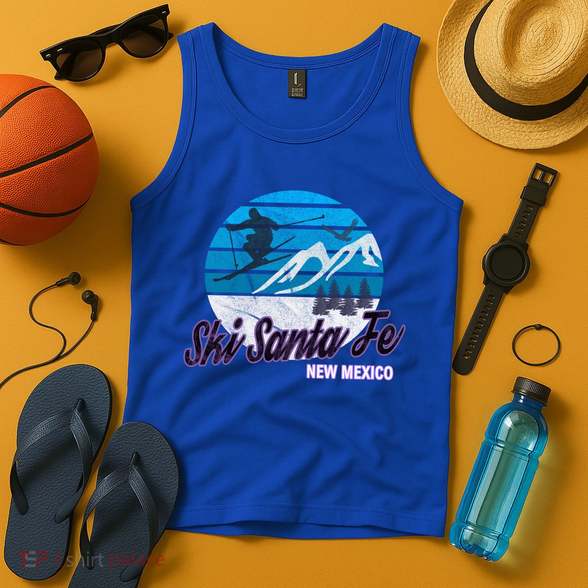Ski Santa Fe New Mexico Usa Ski Resort Snowboarding Skiing Gift Tank Top