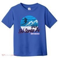 Ski Santa Fe New Mexico Usa Ski Resort Snowboarding Skiing Gift Toddler T-Shirt thumb 0