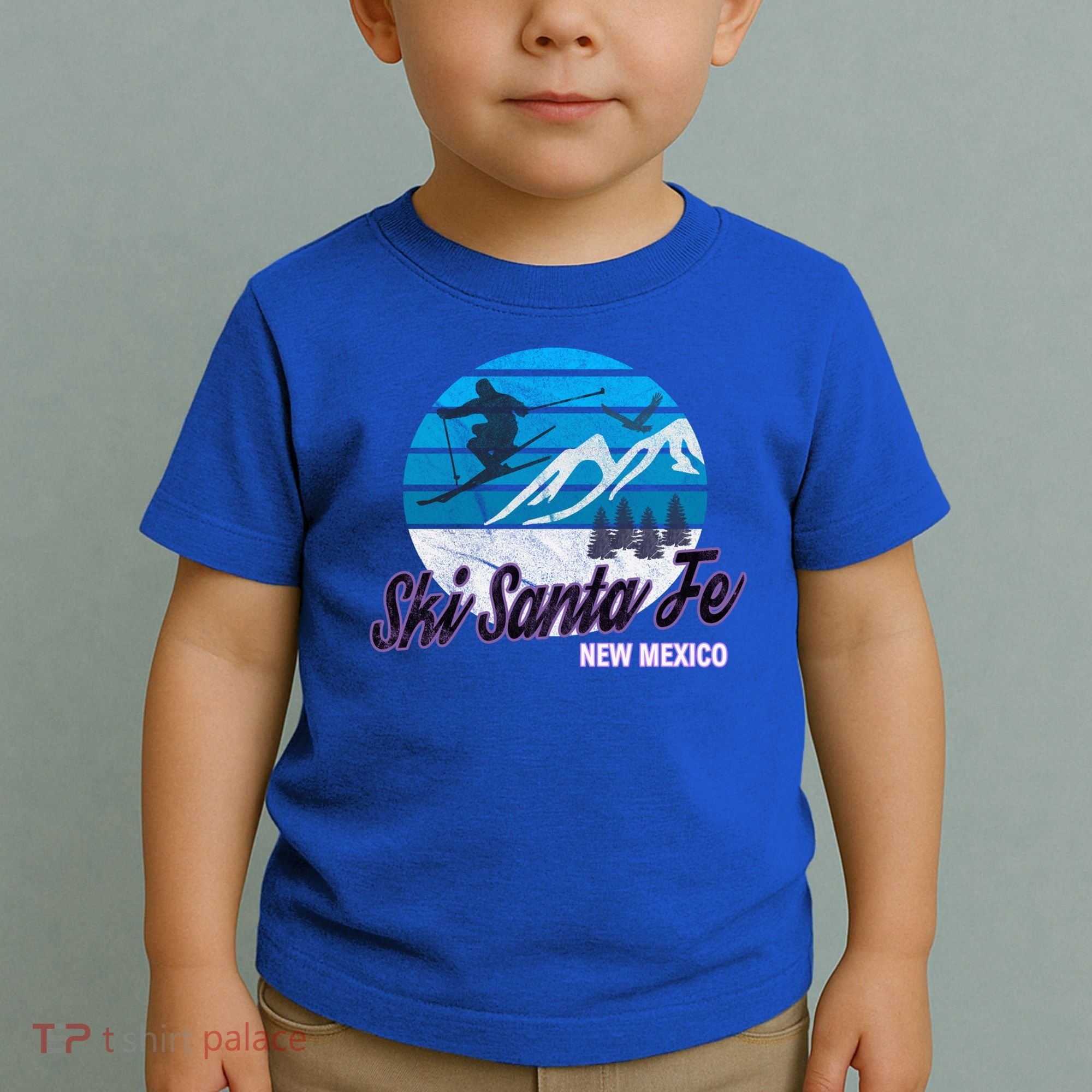 Ski Santa Fe New Mexico Usa Ski Resort Snowboarding Skiing Gift Toddler T-Shirt