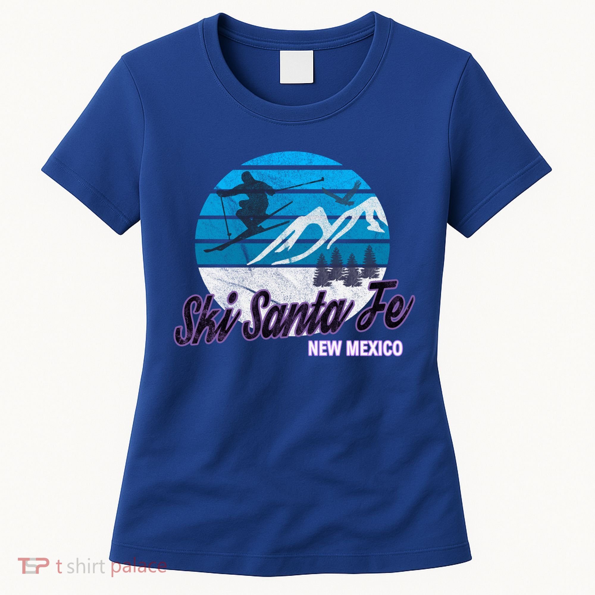 Ski Santa Fe New Mexico Usa Ski Resort Snowboarding Skiing Gift Women's T-Shirt