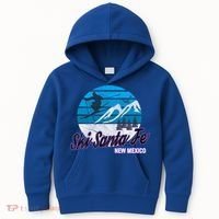 Ski Santa Fe New Mexico Usa Ski Resort Snowboarding Skiing Gift Kids Hoodie thumb 0