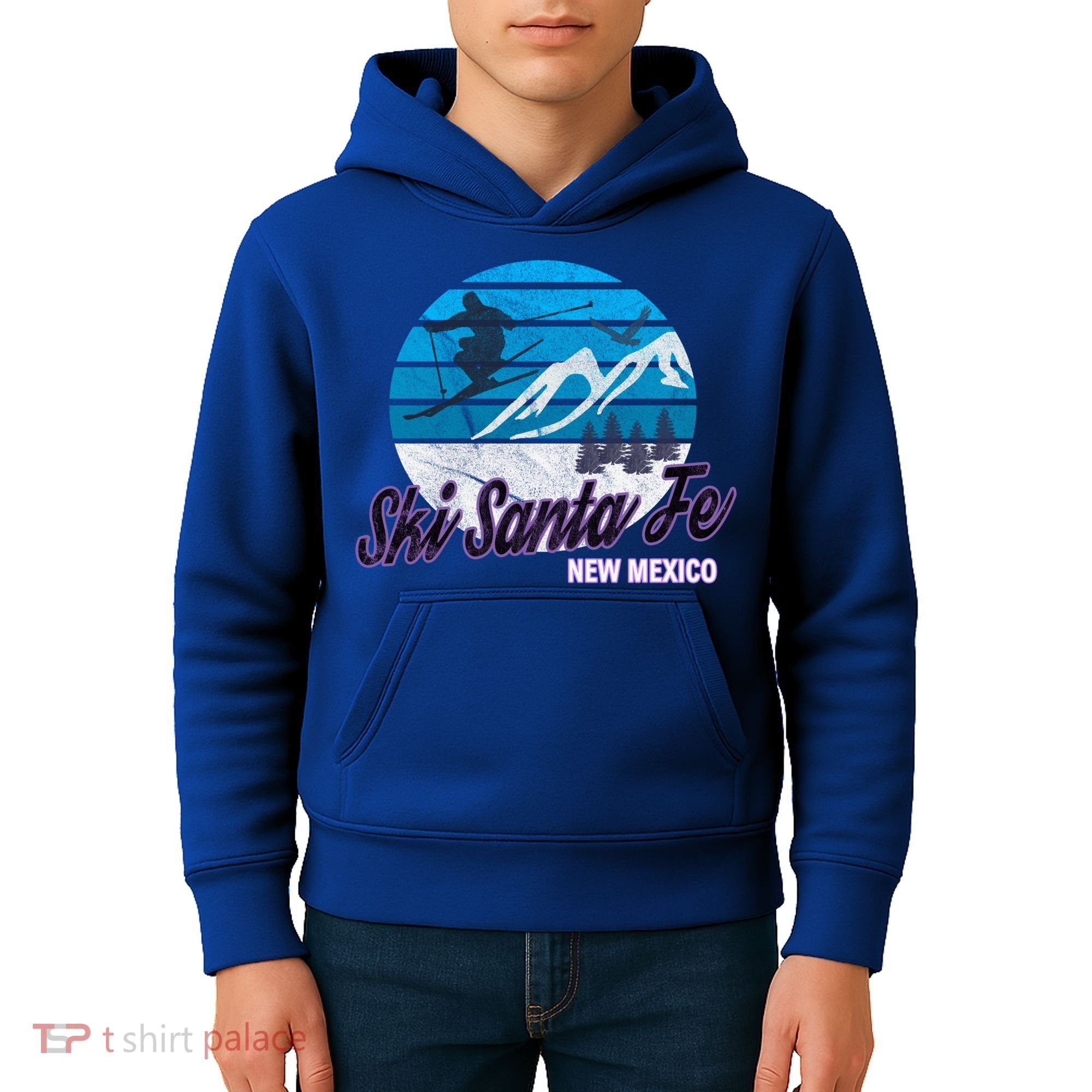 Ski Santa Fe New Mexico Usa Ski Resort Snowboarding Skiing Gift Kids Hoodie