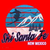 Ski Santa Fe New Mexico Usa Ski Resort Snowboarding Skiing Gift Santa Hat thumb 1