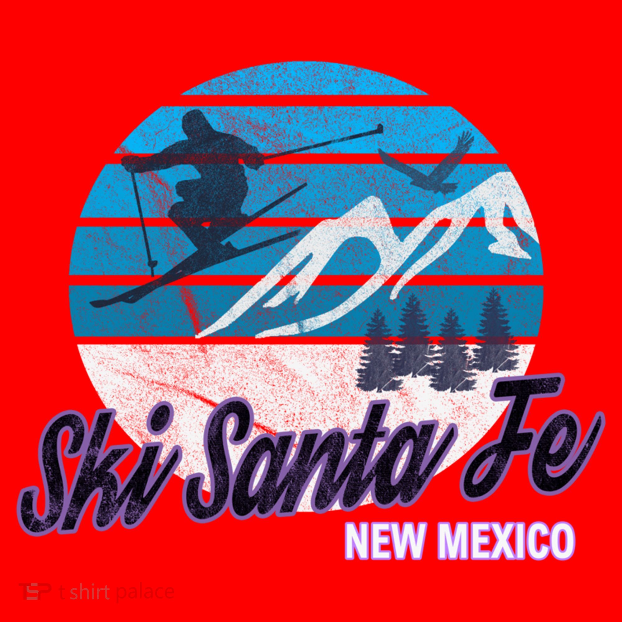 Ski Santa Fe New Mexico Usa Ski Resort Snowboarding Skiing Gift Santa Hat
