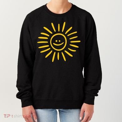Sunshine Smile Face Sun Women's Sweatshirt