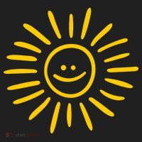 Sunshine Smile Face Sun Women's Sweatshirt thumb 2