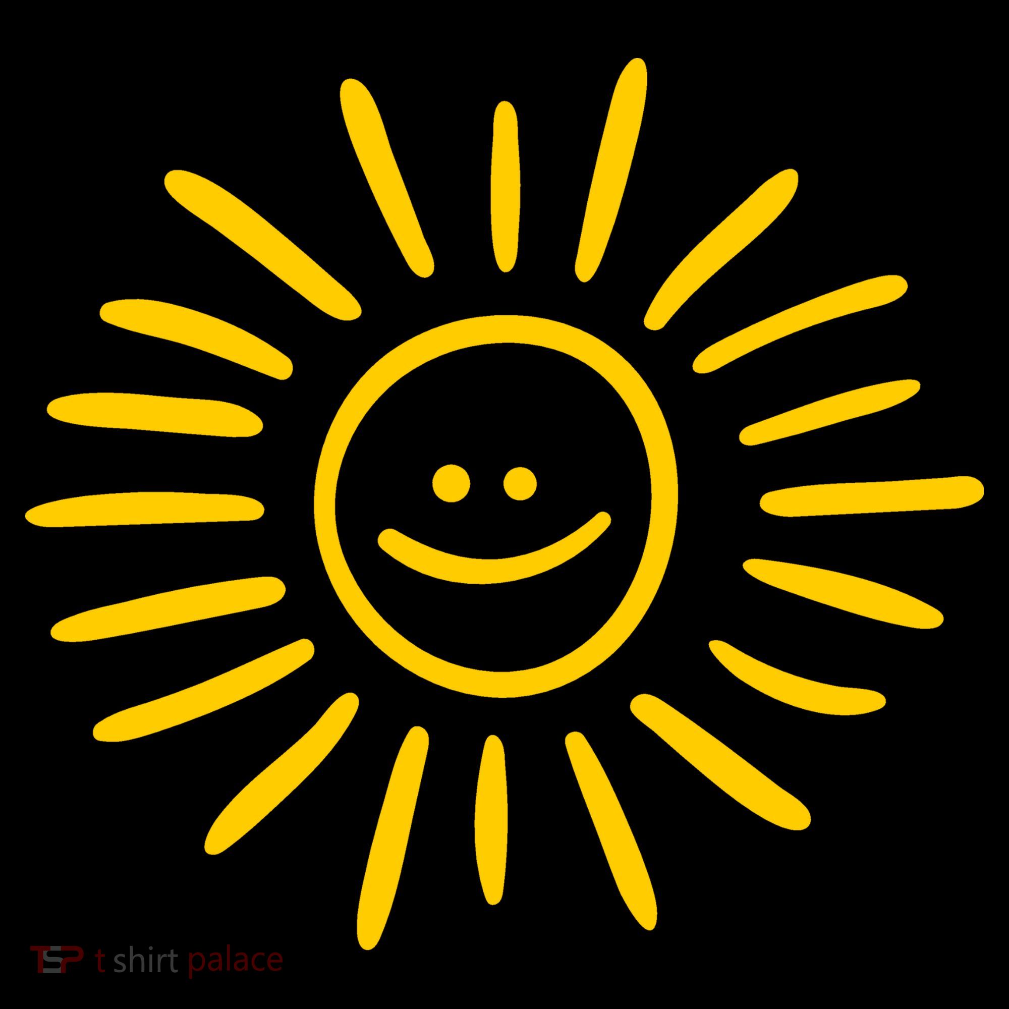 Sunshine Smile Face Sun Women's Hoodie