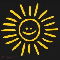 Sunshine Smile Face Sun Women's Hoodie thumb 2