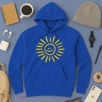 Sunshine Smile Face Sun Hoodie thumb 3
