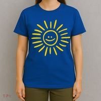 Sunshine Smile Face Sun T-Shirt thumb 4