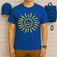 Sunshine Smile Face Sun T-Shirt thumb 6