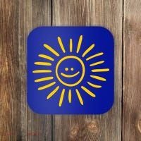Sunshine Smile Face Sun Coaster thumb 0