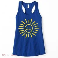 Sunshine Smile Face Sun Women's Tank Top thumb 0