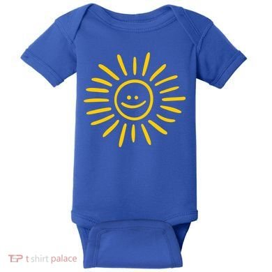 Sunshine Smile Face Sun Baby Bodysuit