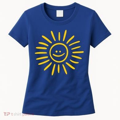 Sunshine Smile Face Sun Women's T-Shirt