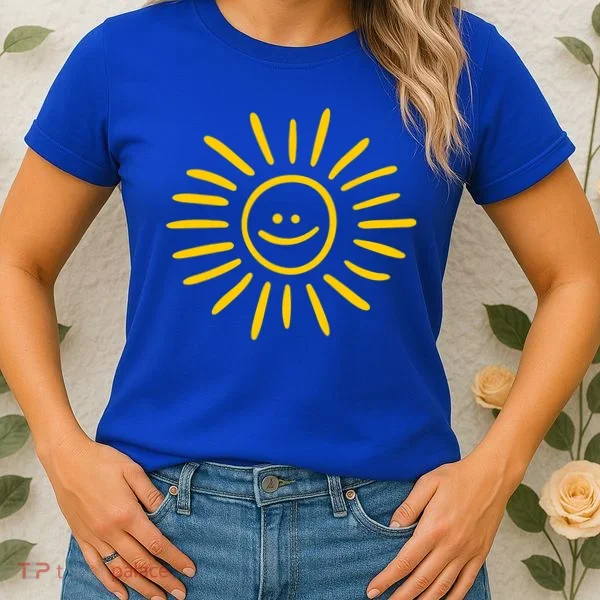 Sunshine Smile Face Sun Women's T-Shirt