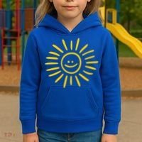 Sunshine Smile Face Sun Kids Hoodie thumb 3