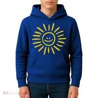 Sunshine Smile Face Sun Kids Hoodie thumb 4
