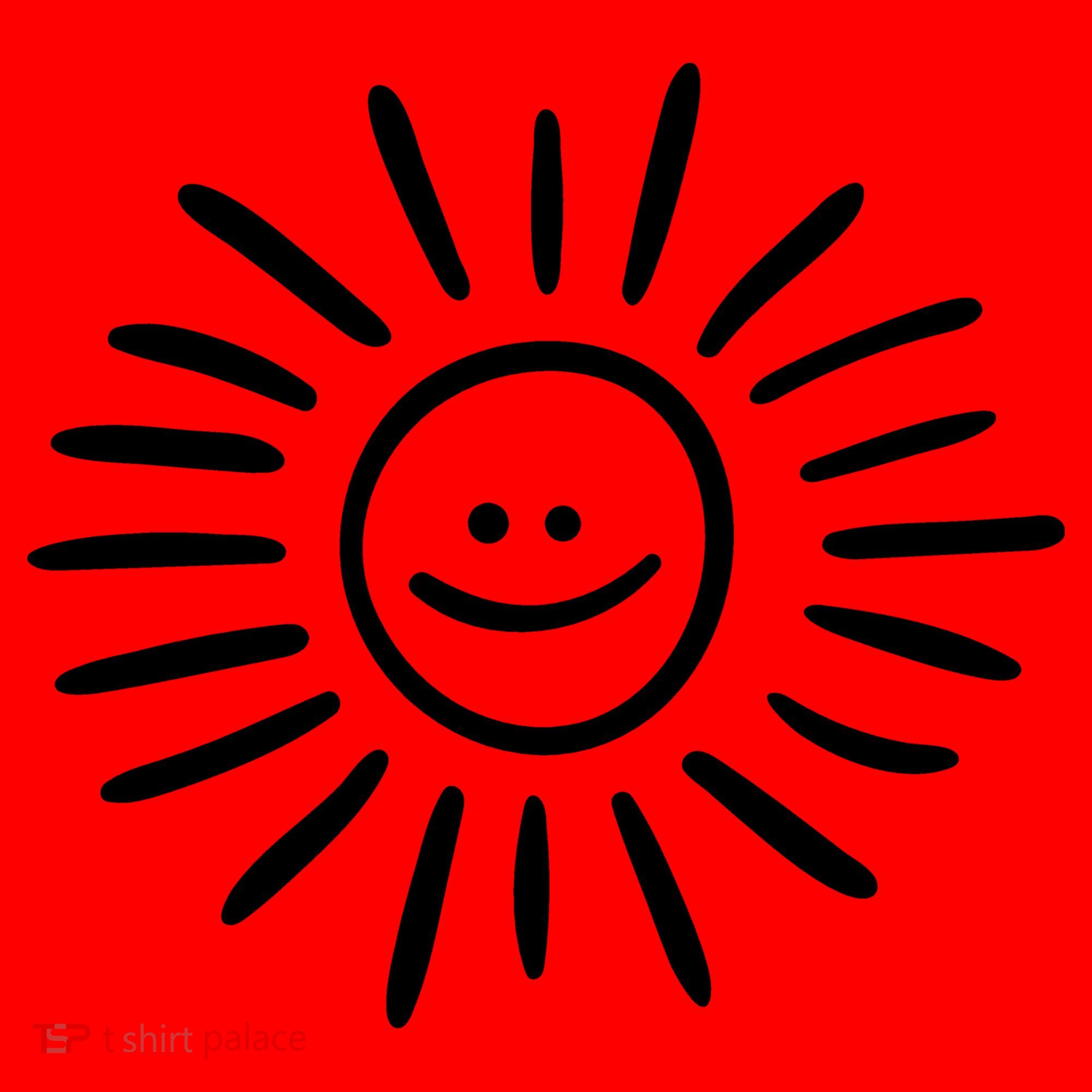 Sunshine Smile Face Sun Santa Hat