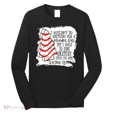 Sketchy Stuff for Some Christmas Tree Cakes Classic Long Sleeve Shirt