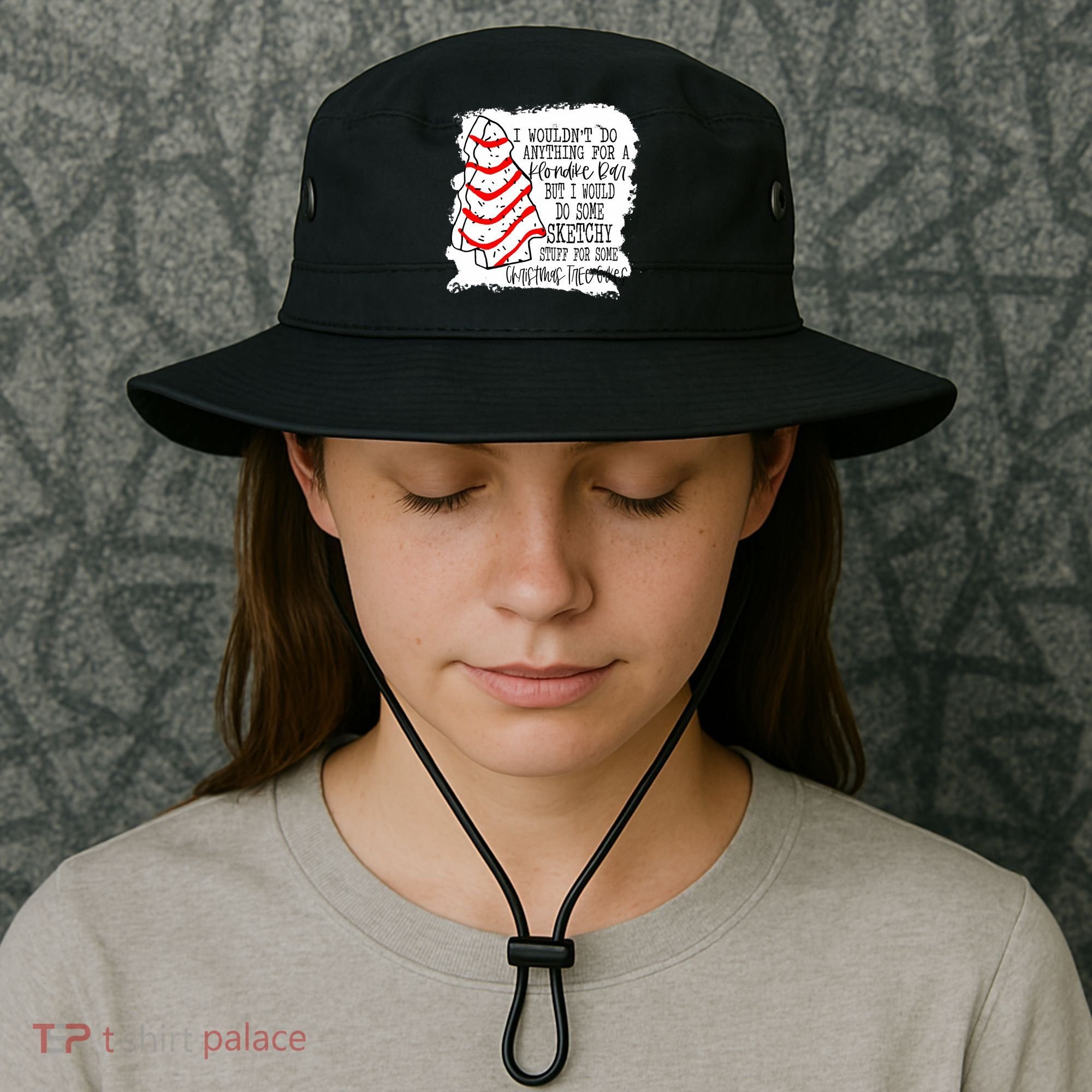 Sketchy Stuff for Some Christmas Tree Cakes Classic Bucket Hat