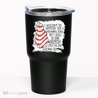 Sketchy Stuff for Some Christmas Tree Cakes Classic Tumbler thumb 0