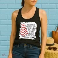 Sketchy Stuff for Some Christmas Tree Cakes Classic Women's Tank Top thumb 2