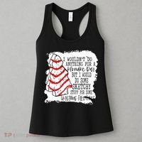 Sketchy Stuff for Some Christmas Tree Cakes Classic Women's Tank Top thumb 3