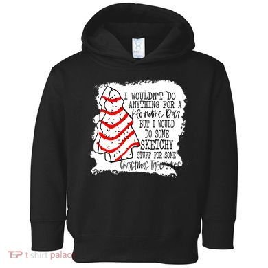 Sketchy Stuff for Some Christmas Tree Cakes Classic Toddler Hoodie