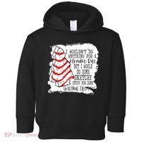 Sketchy Stuff for Some Christmas Tree Cakes Classic Toddler Hoodie thumb 0