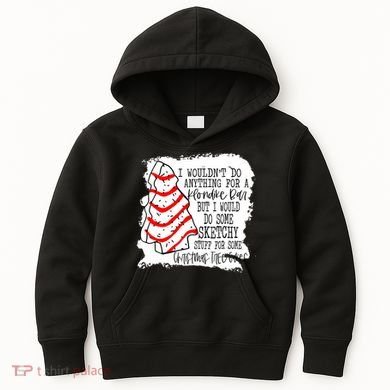 Sketchy Stuff for Some Christmas Tree Cakes Classic Kids Hoodie