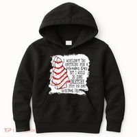 Sketchy Stuff for Some Christmas Tree Cakes Classic Kids Hoodie thumb 0