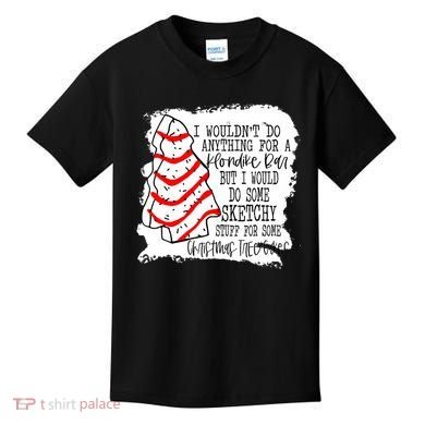 Sketchy Stuff for Some Christmas Tree Cakes Classic Kids T-Shirt