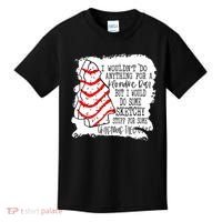 Sketchy Stuff for Some Christmas Tree Cakes Classic Kids T-Shirt thumb 0