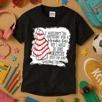 Sketchy Stuff for Some Christmas Tree Cakes Classic Kids T-Shirt thumb 3
