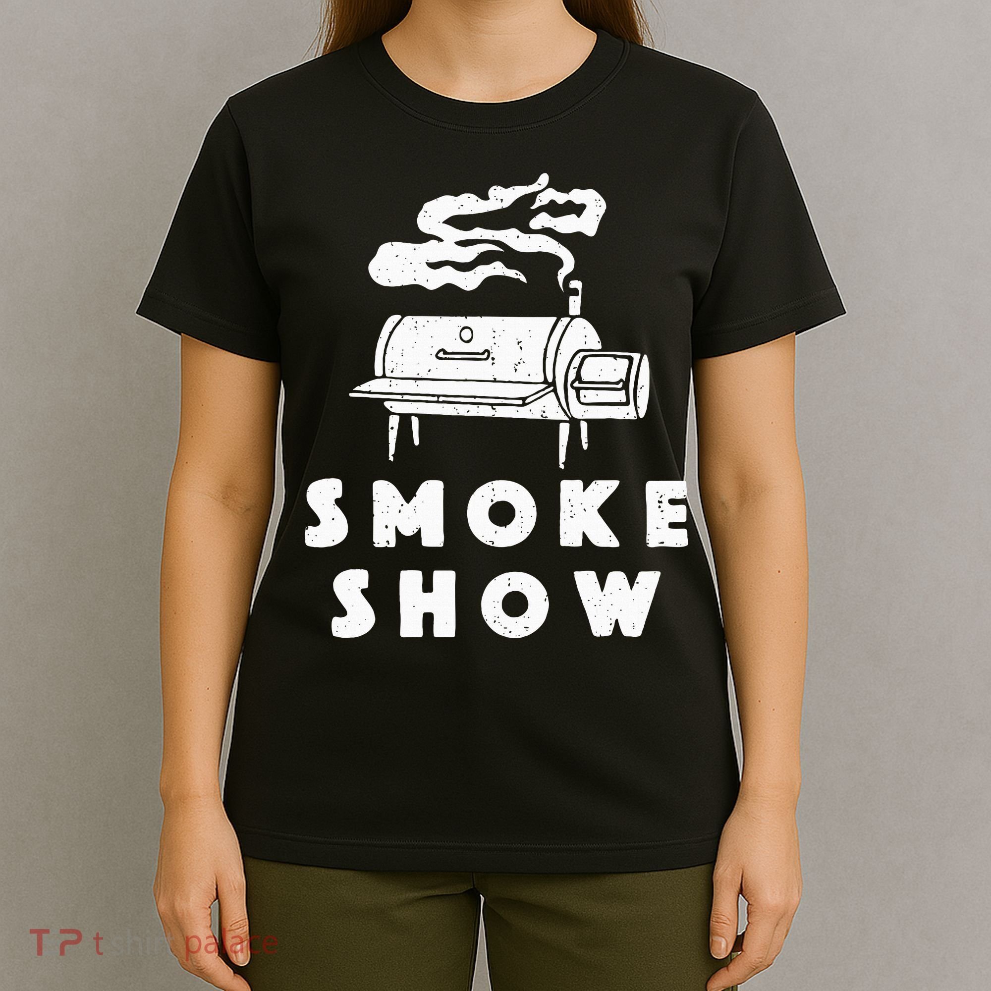 Smoke Show Funny BBQ Grilling Meat Grill Burnt Ends Barbecue T-Shirt